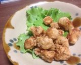 A picture of step 3 of Macrobiotic & Easy Deep Fried Soy Meat.