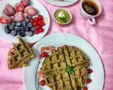 A picture of step 6 of Moong Dal Waffle.