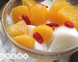 A picture of step 15 of Loquat Pit 'Almond Tofu' Custard.
