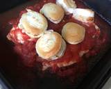 Baked Chicken and Goats Cheese served with whole grain pasta recipe step 2 photo
