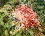 A picture of step 10 of Green Pasta.
