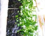 A picture of step 7 of Japanese-style Bread with Pollack Roe, Seaweed, Cheese, and Chikuwa.