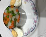 Foto del paso 5 de la receta: Ensaladilla de verduras con salmón, huevo duro y aderezo Vidalim y ensaladilla rusa