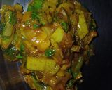 A picture of step 3 of Totapuri Raw mango salad.