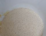 A picture of step 1 of Mango Semolina cake.