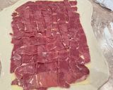 A picture of step 2 of Reuben Stromboli.