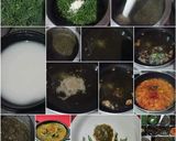 A picture of step 3 of Hare chane ka saag.