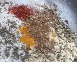 A picture of step 6 of Baingan Chokha and Bati.