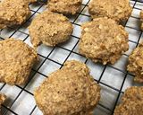 A picture of step 7 of Bite-size Banana Walnut Drop Cake with Oat Flour.