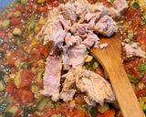 Pas rețetă Pasta cu Ton, Dovlecei si Rosioare 5 fotografie