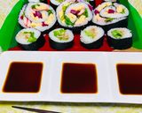 Foto del paso 4 de la receta: Japanense Sushi Spiral VC Uramaki de Atún con Lechuga!!