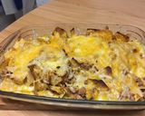 Foto del paso 3 de la receta: Nachos con carne picada, quesos y guacamole