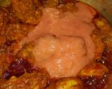 A picture of step 4 of Chicken patiyala.
