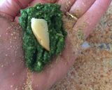 Foto del passaggio 6 della ricetta Hamburger di lenticchie e spinaci per bimbi sani e felici