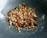 A picture of step 3 of Green Mango Salad.
