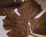 A picture of step 4 of Stuffed Grape Leaves.