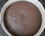 A picture of step 4 of Chocolate Mirror Glaze Cake without Egg, Maida & heart cake Mold.