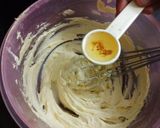 A picture of step 2 of Red Velvet Butter Cookie Roses Eggless.