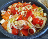 Foto del paso 2 de la receta: Verduras mediterráneas con costra crujiente