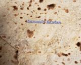 A picture of step 4 of Instant paneer tikka masala roll.