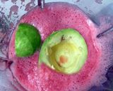 A picture of step 1 of Avocado And Watermelon Smoothies.