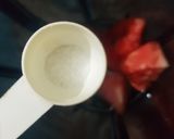 A picture of step 2 of Watermelon Juice.