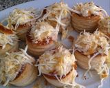 Foto del paso 7 de la receta Volovanes rellenos de huevo duro y bechamel