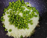 A picture of step 5 of Matar Pulao (Peas Pulao).