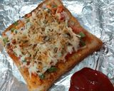 A picture of step 7 of Bread Pizza Without Fire.