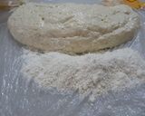 A picture of step 6 of Suprisingly Puffy Focaccia in a Plastic Bag.