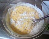 A picture of step 4 of Sakura-Flavored Chiffon Cake.