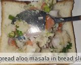 A picture of step 5 of Aloo sandwich.
