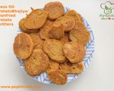 A picture of step 6 of Less Oil Potato Bhajiya/ Pan fried Potato Fritters.