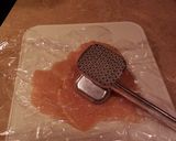 A picture of step 4 of Chicken Paillard.