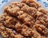 A picture of step 3 of Coconut Jaggery Burfi.