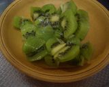 A picture of step 1 of Fluffy Kiwi Madeleine.