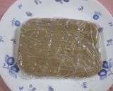 A picture of step 3 of Okara Mochi with Roasted Barley or Kinako Flour.