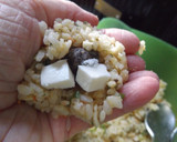 Foto del paso 2 de la receta: Bolas de arroz rellenas de morcilla