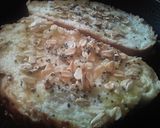 Foto del paso 5 de la receta: Sándwich de queso con espinacas salteadas y "papas"🥪🧀🌿🥪🍟