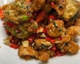 Foto langkah ke 5 dari resep Ayam terong cabe tumis pedas.