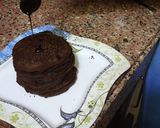 A picture of step 4 of Chocolate pan cake 🎂😋😋.