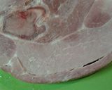 A picture of step 1 of Saffron rice and ham.