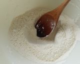 A picture of step 1 of Vickys Blueberry Fritters, GF DF EF SF NF.