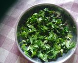 A picture of step 5 of Sooji litti.