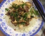 Hình bước làm 3 của món Xôi gà