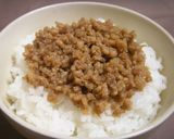 A picture of step 5 of Homemade Chicken Soboro.