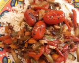Foto del paso 11 de la receta: Arroz integral con salteado de verduras🍚🥕🍅🌶