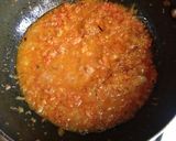 A picture of step 7 of Palak paneer.