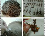 A picture of step 9 of Ladybirds Cocopop Chocolate Reindeers.