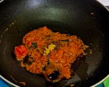 A picture of step 5 of Niramish Paneer.